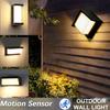 LED Wall Light With Motion Sensor 30W 16W 12W AC85-265V Outdoor Wall Light for Porch  Balcony Garden Lamp Home Lighting