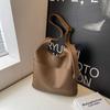 Retro neue einfache Achseltasche Muttertasche weiches Leder große Kapazität Schulter Handtasche Damen