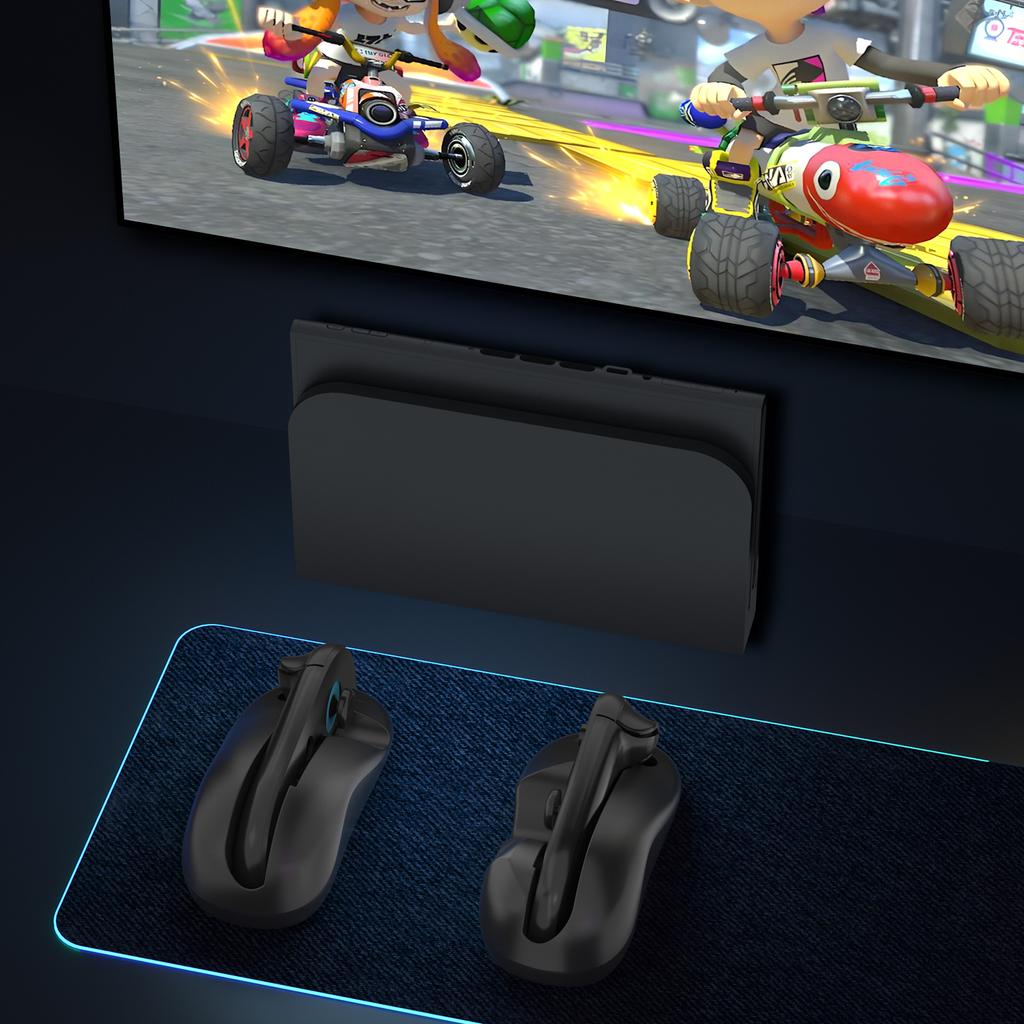 JYS-NS2296 2Pcs for Nintendo Switch 2 Joy-Con Grip Mouse Mini Portable Ergonomic Controller Base