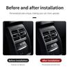 BAI1 For Benz 2/4/8PCS Metal Car Interior Decoration Sticker Badge Decal Accessories CLS SLK Sport ML C200 C260 C300 W205 CITAN VITO