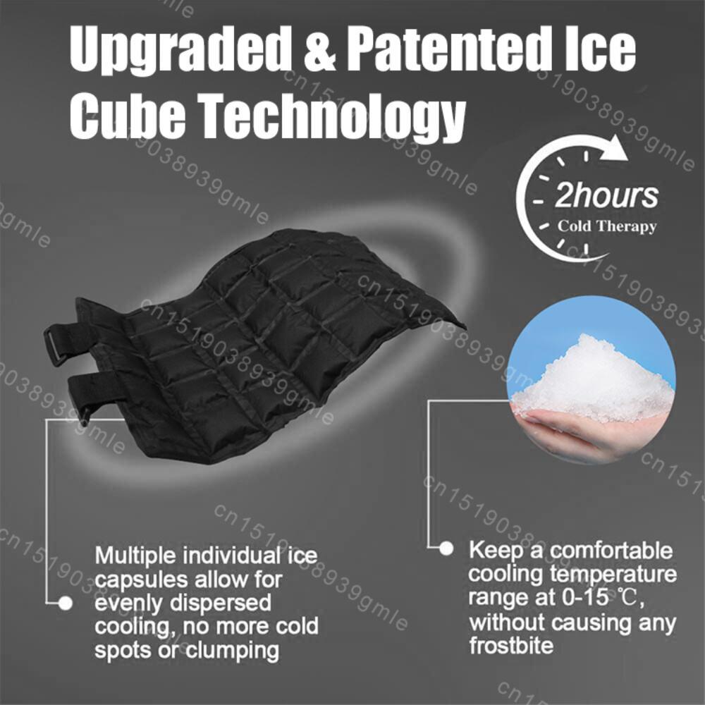 Cold and Hot Compress Ice Packs Self Absorbing Water Reusable Knee Ice Pack Sports Injuries Hot Cold Therapy Ice Bag Pain Relief
