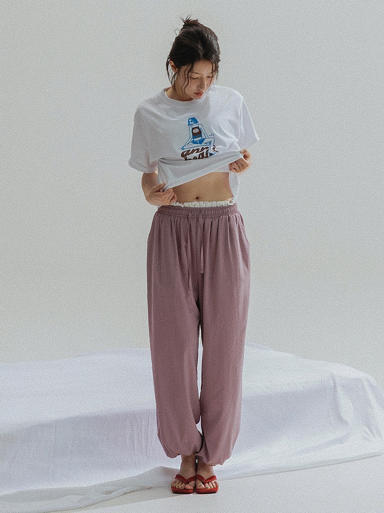 Aenhacheu Fluid Lounge Pants_Purple