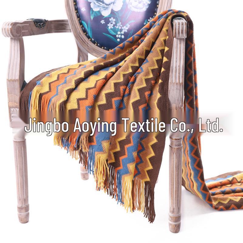 Bohemian Ethnic Tassel Sofa & Bed Throw Blanket