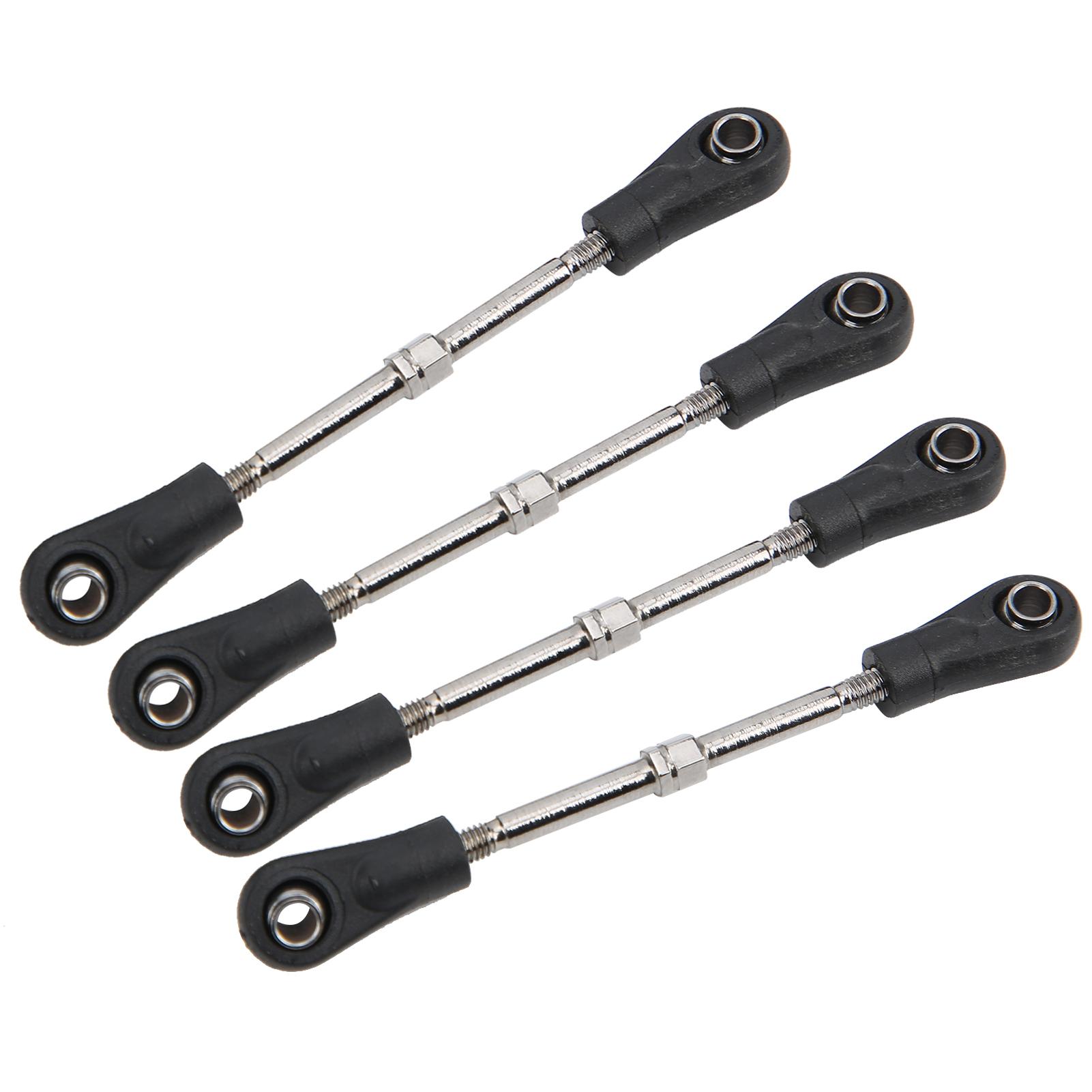 

4pcs RC Steering Tie Rod Adjustable Rear Upper Linkage Rod for 1/10 RC OffRoad Car