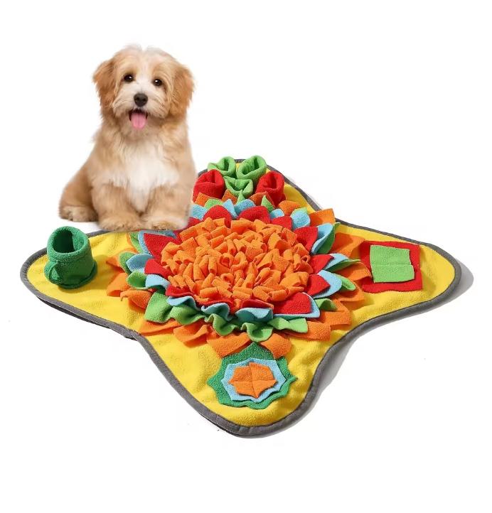 Good Pet Snuffle Mat for Dogs,Interactive Feed Puzzle for Boredom,Encourages Natural Foraging Skills