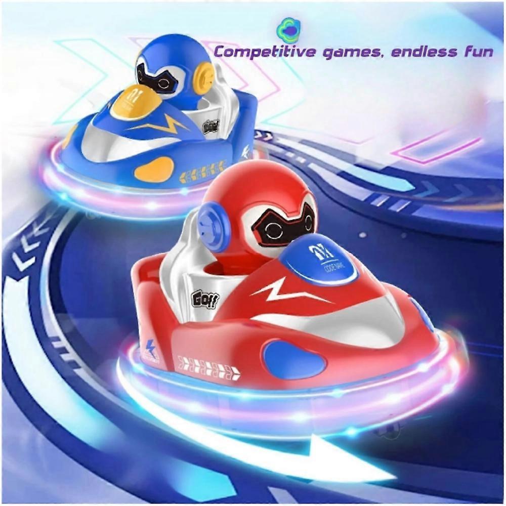 Glow Crashers RC Bumper Cars, with LED Lights and Music