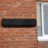 New 420D Oxford Black Wall Mounted Patio Heater Cover Waterproof Infrared Heater Protector Patio Heater Cover with Drawstring