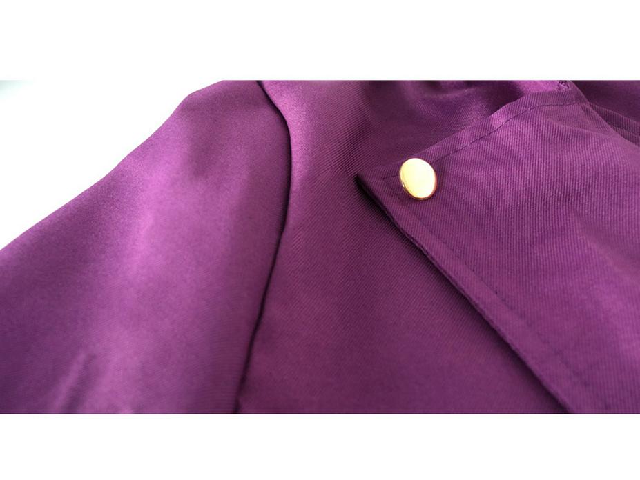 2024 Men's Solid Color Medieval Swallowtail Coat - European & American Mid-length Punk Retro Overcoat