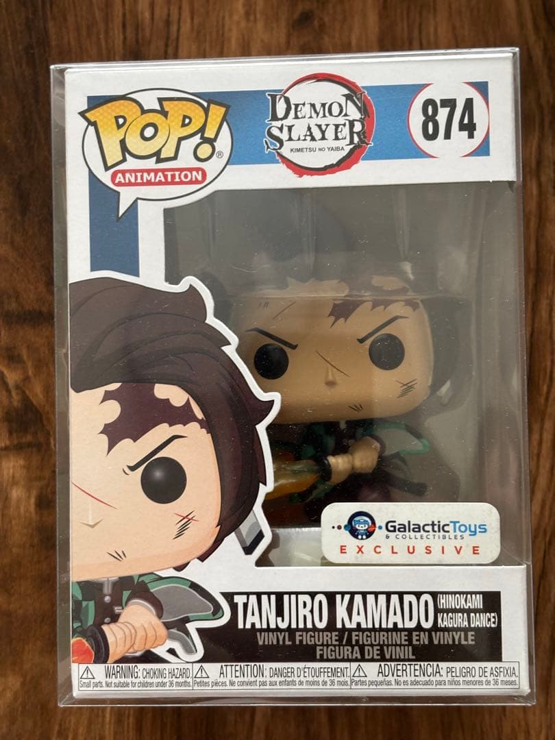 

[USED] FUNKO POP Demon Slayer 874 Tanjiro Kamado Limited Edition (Not Available in Japan)