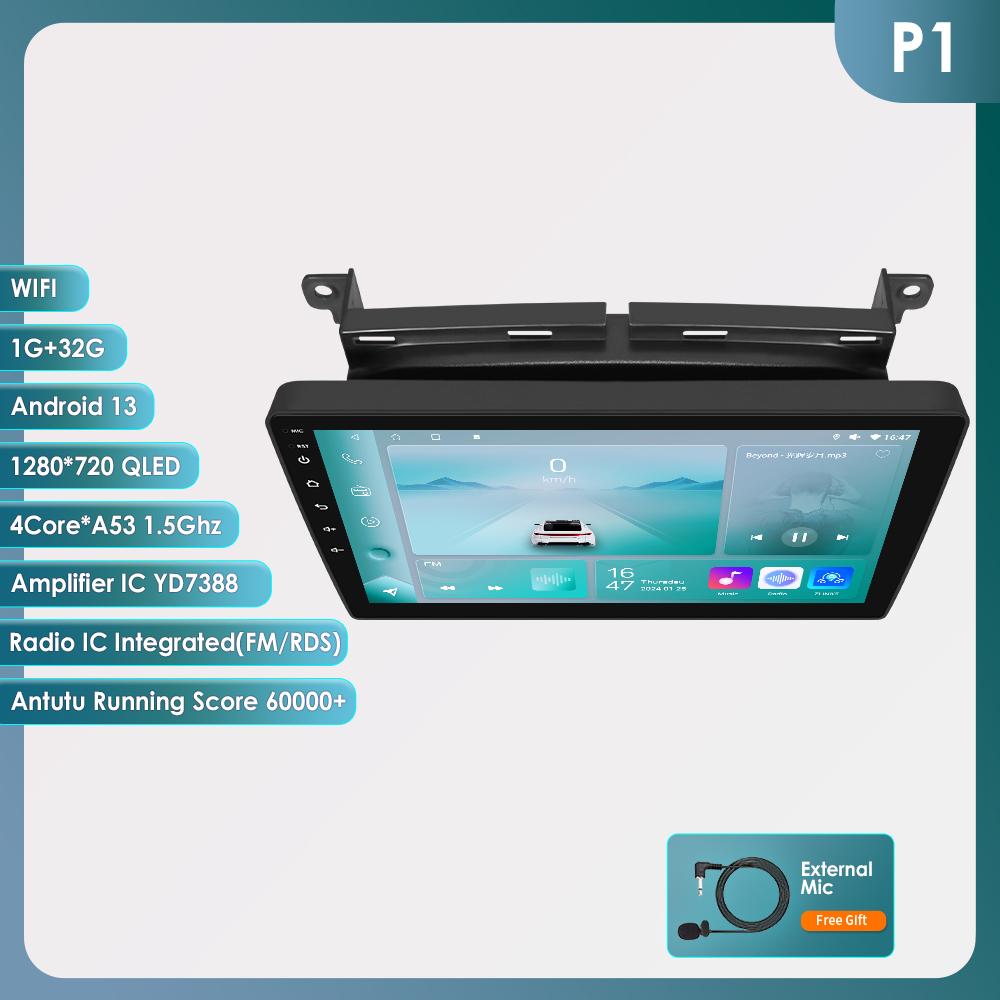 OSSURET Carplay Car Intelligent Systems Carplay Android 13 Car Radio for Fiat 500 2016 2017 2018 2019 Multimedia Video Player WIFI Autoradio Bluetooth