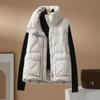White Duck Down Loose and Light Down Vest Women's New Fashion Vest Vest Vest Warm Vest