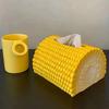 Sturdy PVC Materials Corn Fiber Tissue Box for Home and Office Use Soft and Portable Designs for Various Purposes