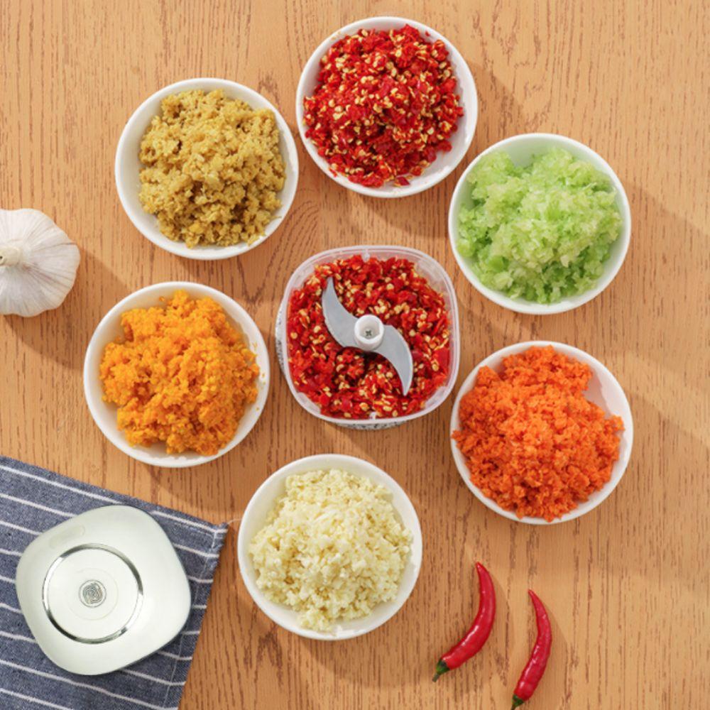 350 ML Electric Meat Grinder Transparent Food Processor Kitchen Mixer Kitchen Blender  Baby Food