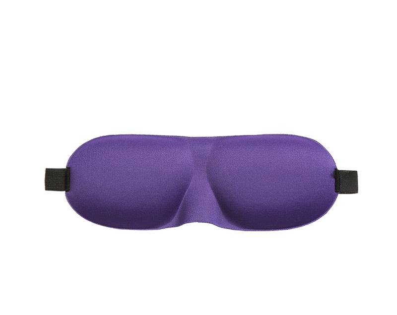 

For Men and Women Night Travel Rest Aid Comfortable Lightweight Eye Cover Soft 3D Contoured Sleeping Mask Breathable Eye Shade фиолетовый