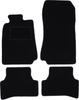 Black Velour Floor Mats For: Mercedes CLK W208 Coupe (1997-2003)