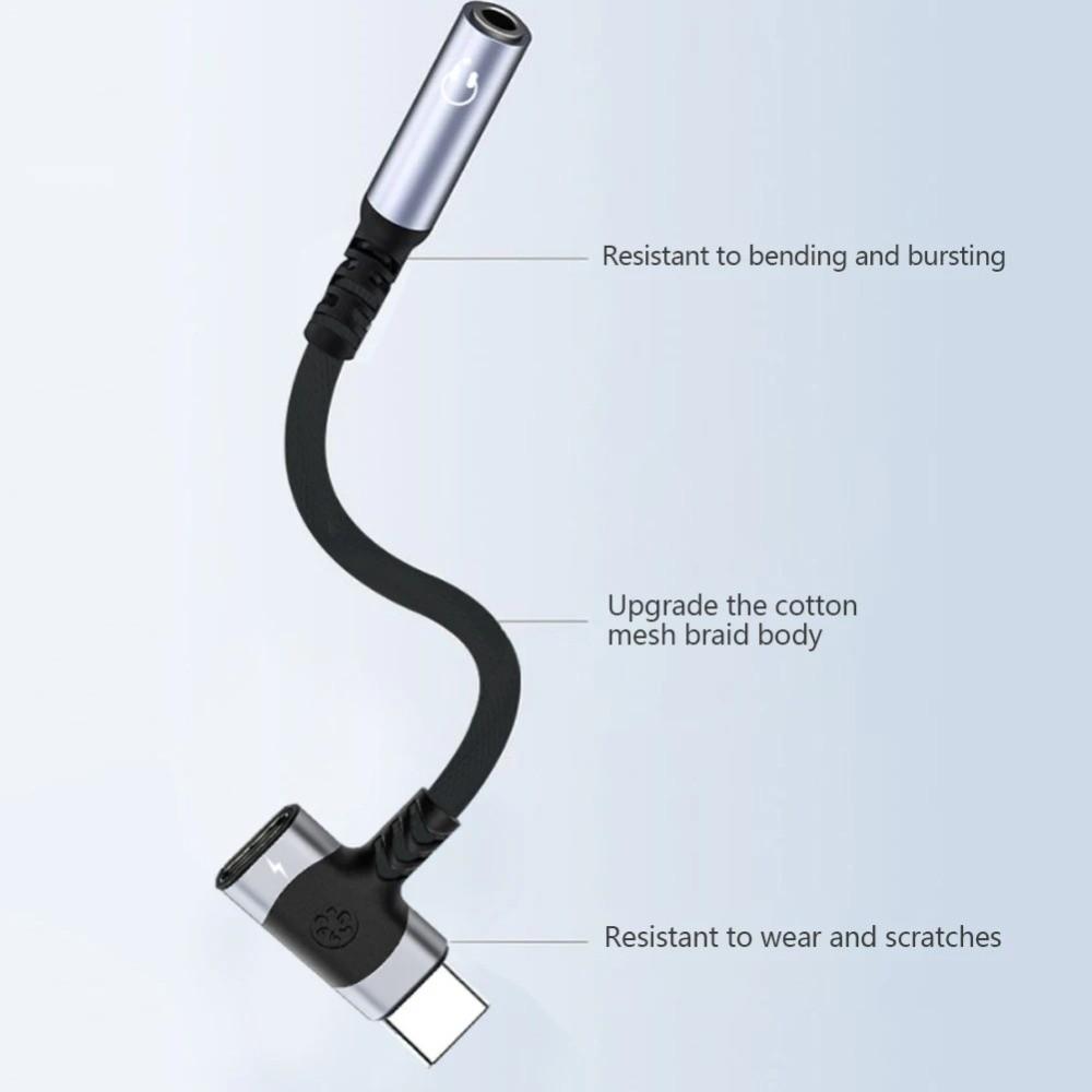 Converter Type-C Audio Charger Splitter 2-in-1 Adapter 3.5mm Jack USB C Splitter  Charging Device
