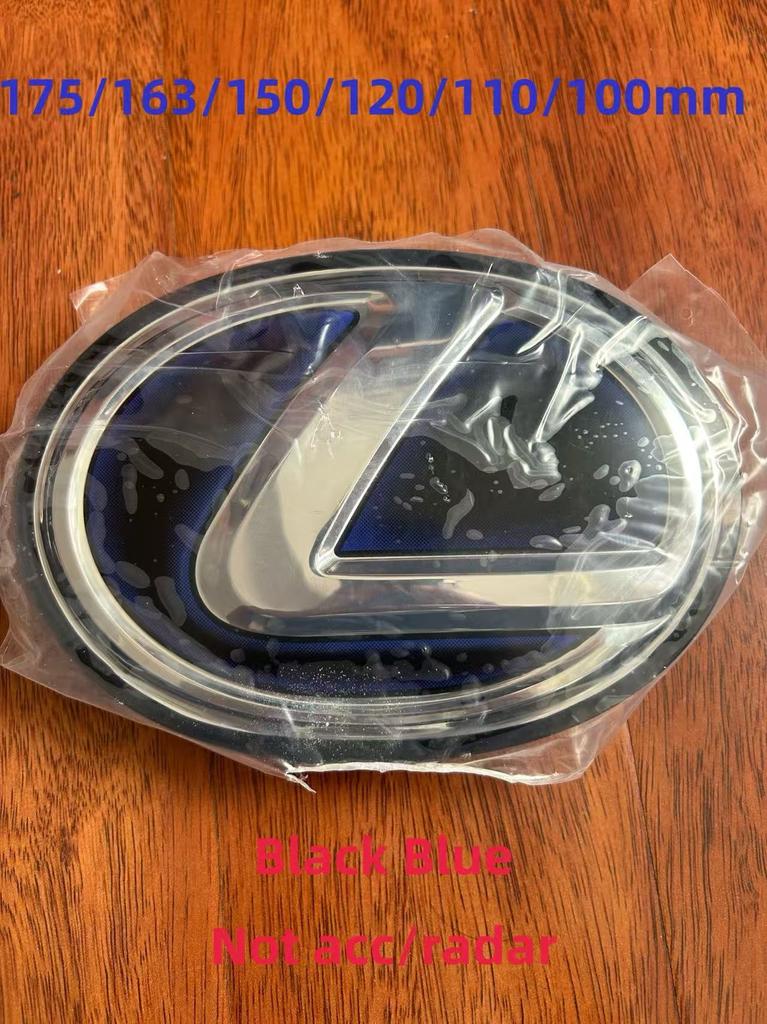 No Acc Radar Fit for Lexus Front Emblem Rear Trunk Badge Sticker CT200H IS250 ES GS UX RX IS GX470 RX400 ES200 ES300 GS300 IS30 X6