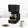 KitchenCook Matt_coffee - Matte Black - Filter Coffee Maker 1.3 L - 10 Cups - Keep Warm