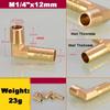 Messing 1/8" 3/8" 1/4" 3/4" BSP 90 Grad Außengewinde Winkelstück Schlauchtülle Stacheltülle Luft Gas Fitting Pagodenverbinder 6/8/10/12/14/19mm