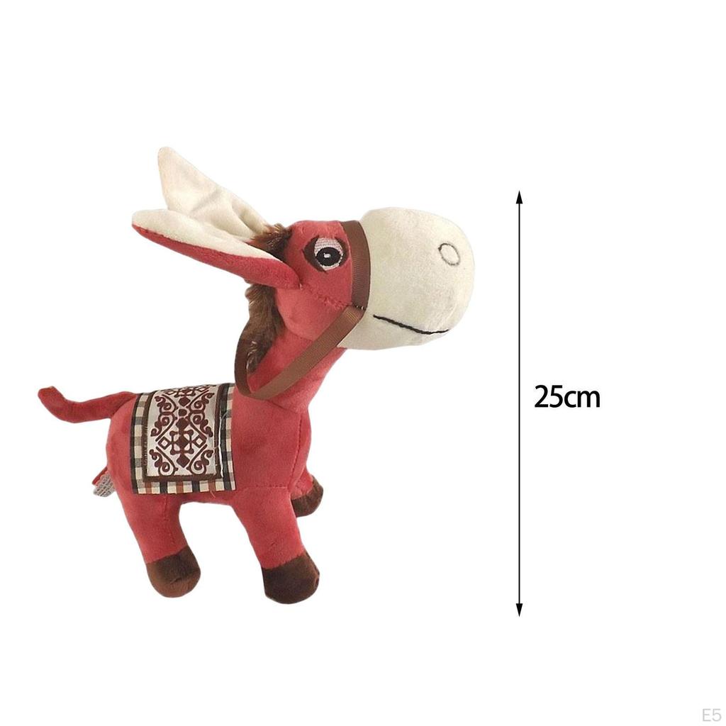 Doll Toy Little Donkey Stuffed Animal for Farmhouse Child