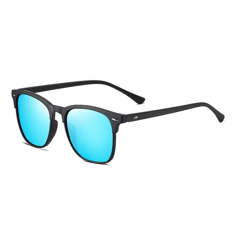 Polarized Coated Sunglasses Seaside Street Pos Retro and Fashionable Rice Studded Glasses Men Women Sports Driving Sun Glasse