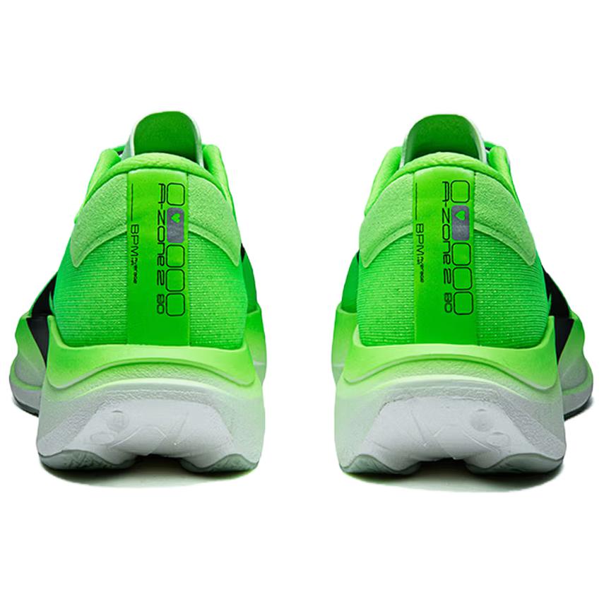 Anta 2nd Zone Heart Rate 90 Comfortable Non-Slip Breathable Rebound Low-Top Casual Running Shoes Men Sneaker Firefly-Green 112635579-7
