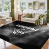 Scorpions Design Crystal Velvet Rug Soft Decorative Mat for Bedroom Entrance