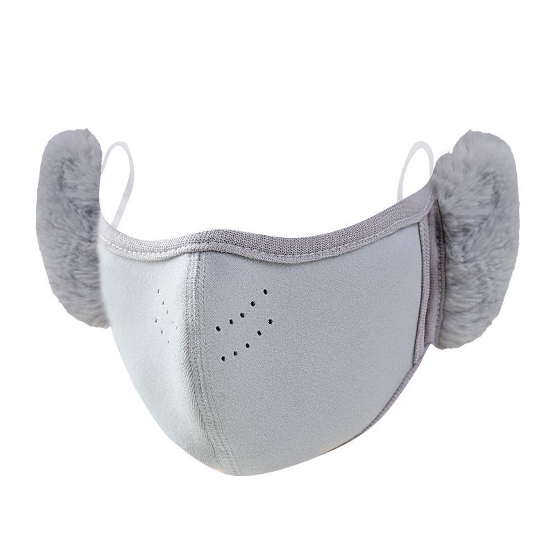 Thickened Warm Fleece Full Face Mask: Cold-Resistant, Anti-Fog, Windproof for Outdoor Cycling