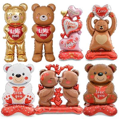 Trendy 40" & 65" Heart Foil Balloons for Valentine's, Proposals, Engagements & Weddings