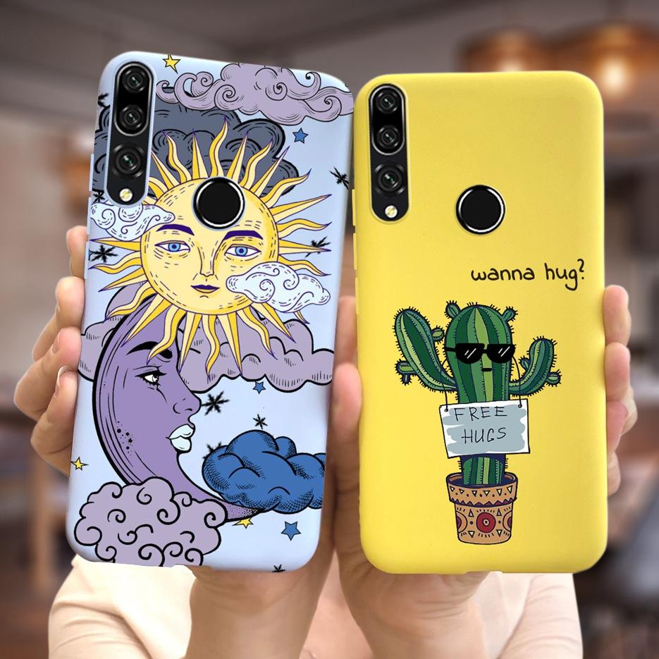 For Huawei Y9 Prime 2019 Case STK-L21 Stylish Flower Cartoon Phone Cover For Huawei Y9 Y 9 Prime 2019 Cases Fundas Coque Bumper