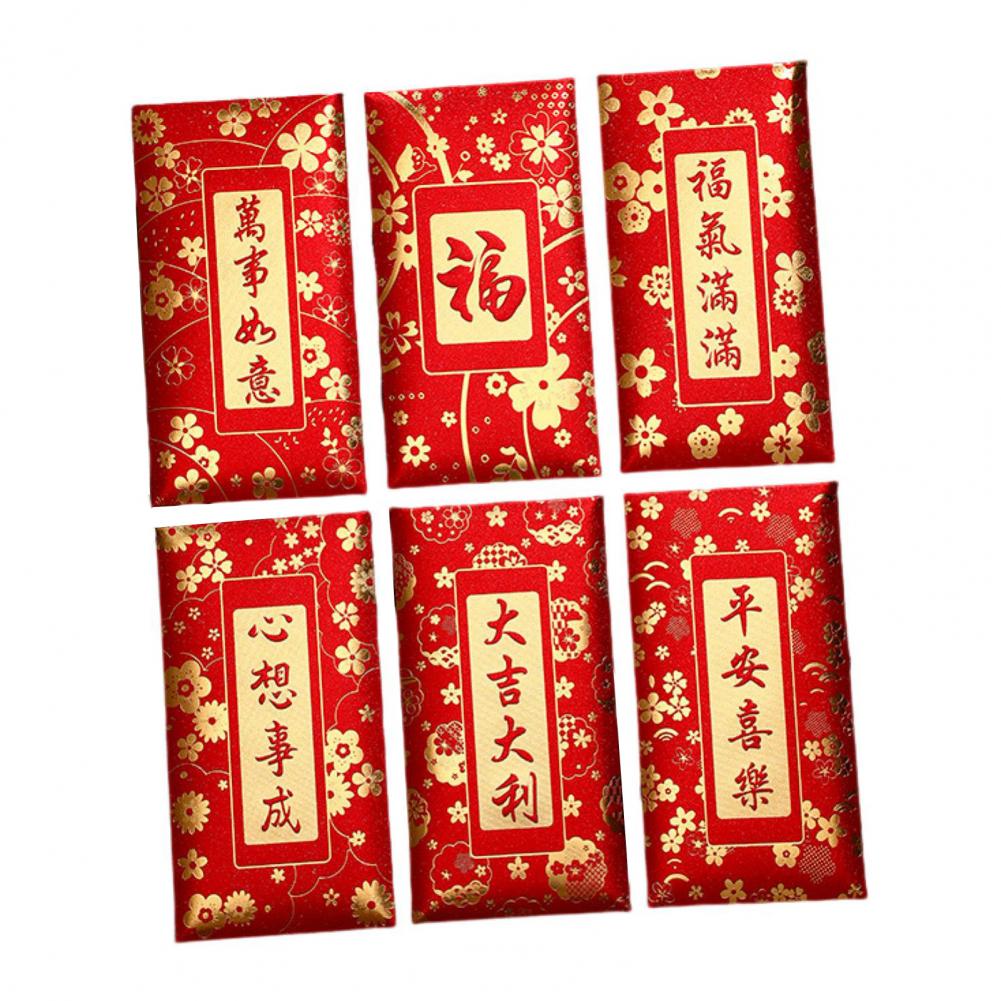 Year of Snake Envelopes Lucky Money Envelope Set 6pcs Chinese New Year Envelopes 2025 Year of Snake Lucky for Lunar for Gifting