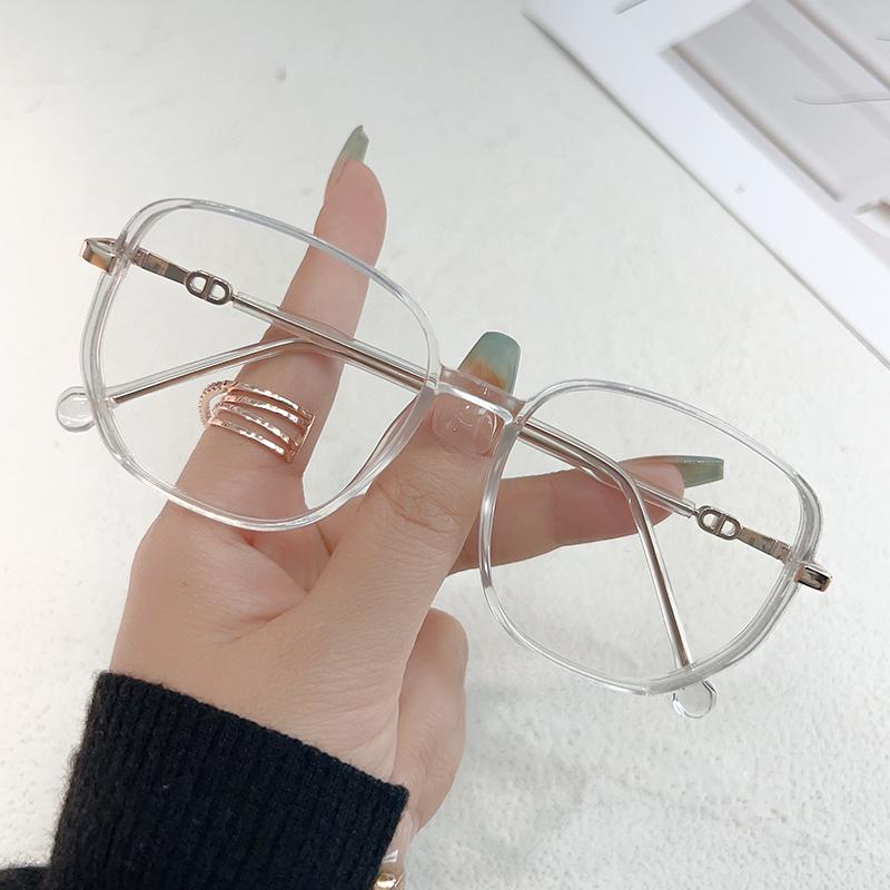 Anti-Blue Light Glasses Metal Square Eyewear Women Men Simple Luxury Eyeglasses Blue Light Blocking Man Lady Computer Eyeglas