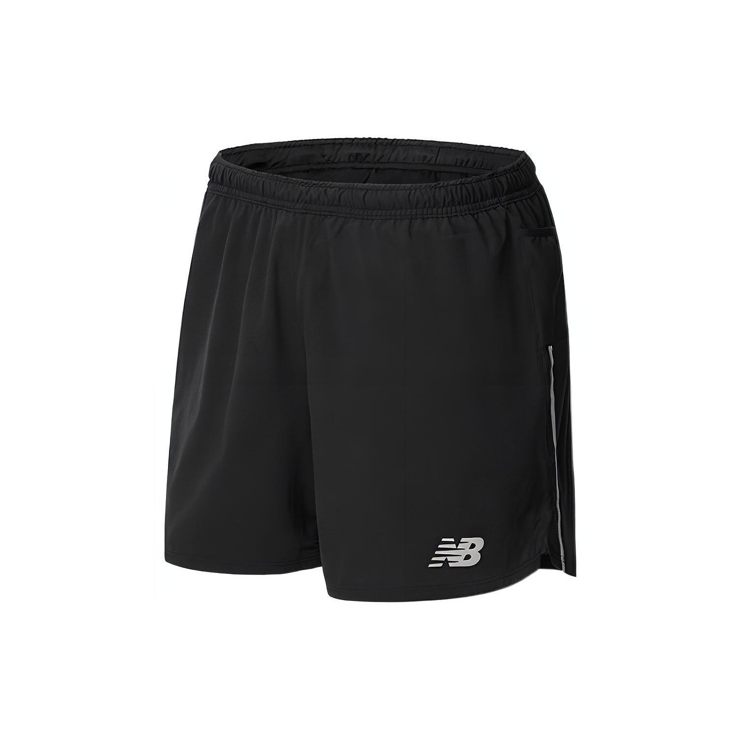 New Balance Impact Run 5 Inch Short Asia Sizing Black Men s AMS21268-BK XL