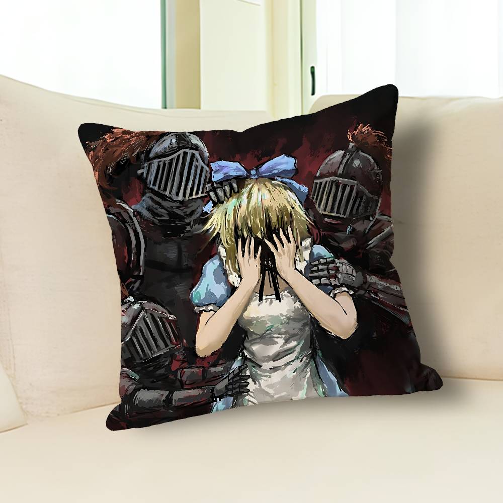 B-Black S-Souls Leaf Red Hood Fanart Anime Celebrity Merchandise All-Match Printed Pillow Case Sofa Car Office Room