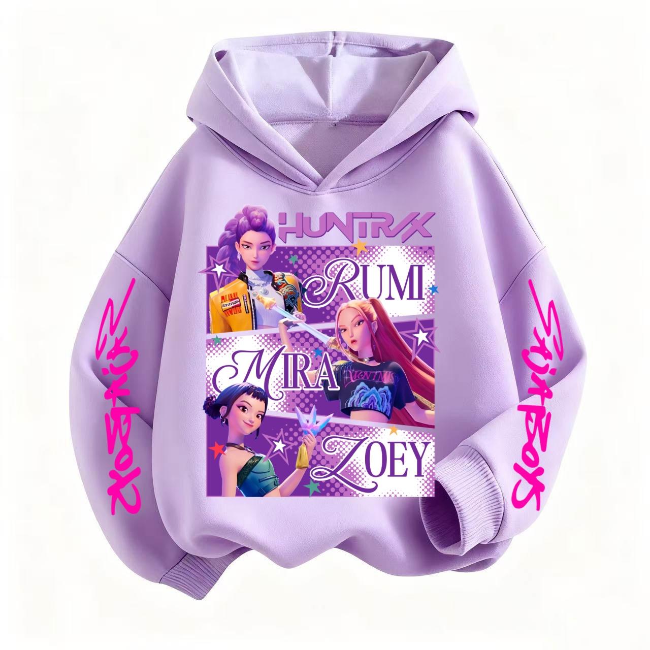 

Cotton KPop Demon Hunters Mira Kids Hoodie Clothes Teen Boys Girls Clothing Fashion Clothes Spring Autumn Sweatshirt 100