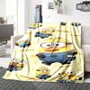 Despicable Minions Blanket Soft Throw Blanket For Home Bedroom Bed Sofa Travel Office Solid Christmas Blanket