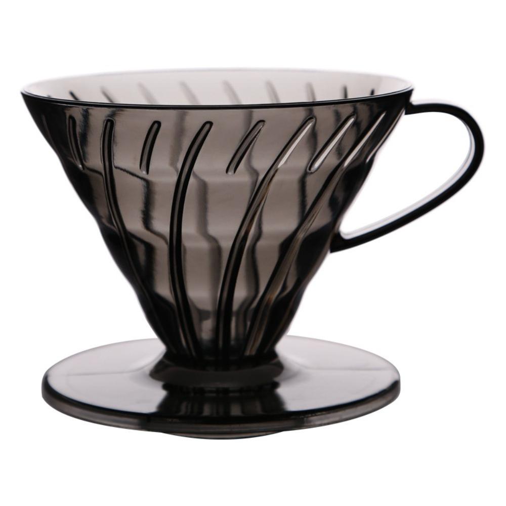 

Plastic Coffee Dripper Reusable Pour Over Coffee Maker Heat Resistant Manual Brewing Accessories for Travel Camping Office Home