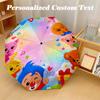 8‑Rib Automatic Umbrella, El Payaso Plim Plim Design Foldable Umbrella for Sun Rain Protection Travel