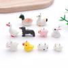 Resin Pendant: Puppy, Rabbit & Duck Charms for DIY Bracelets, Necklaces, and Keychains