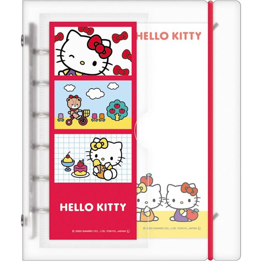 CRUX Hello Kitty Sukipeta Sticker Binder Organizer Japanese Oshikatsu Fan Goods
