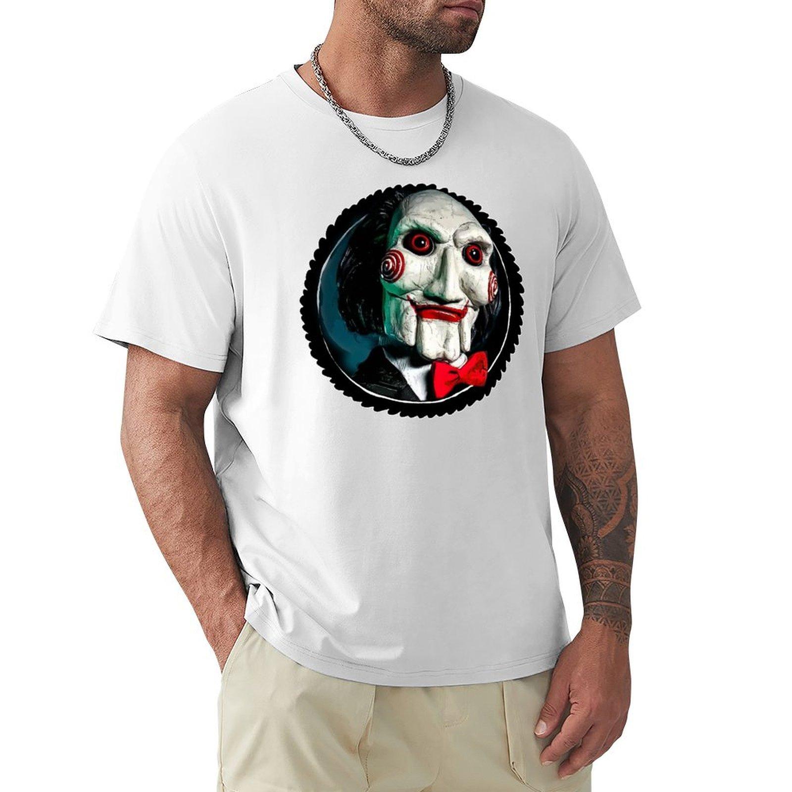 Jig Saw The Saw Movie Tshirt Urban Style Casual Short Sleeve Top S
