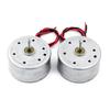RF300 Round Mini Electric Motor Super Quiet Motor DC1.5V 3V 4.5V 5V 6V Fast Speed Motor 2mm Shaft for Solar Panel