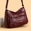 Gewaschenes Leder Damen Ein-Schulter-Tasche Modische Ein-Schulter-Tasche Damen Weiches Leder Umhängetasche