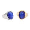 2026 Jewelry, European and American Fashion Simple Oval Opal Men's and Women's Rings