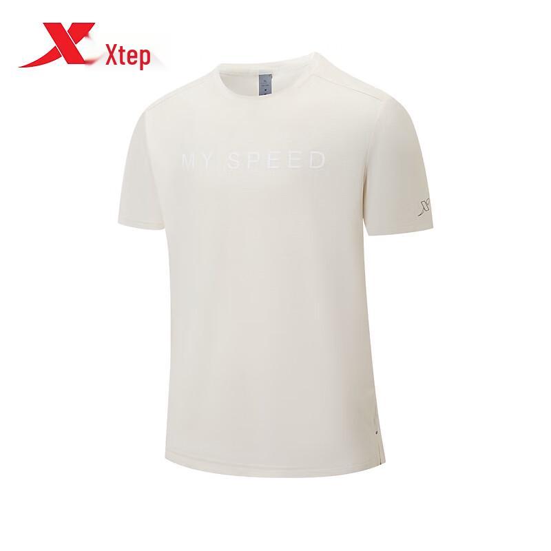 XTEP MY SPEED Men s Lightweight Running T-shirt M яркий лунно-белый