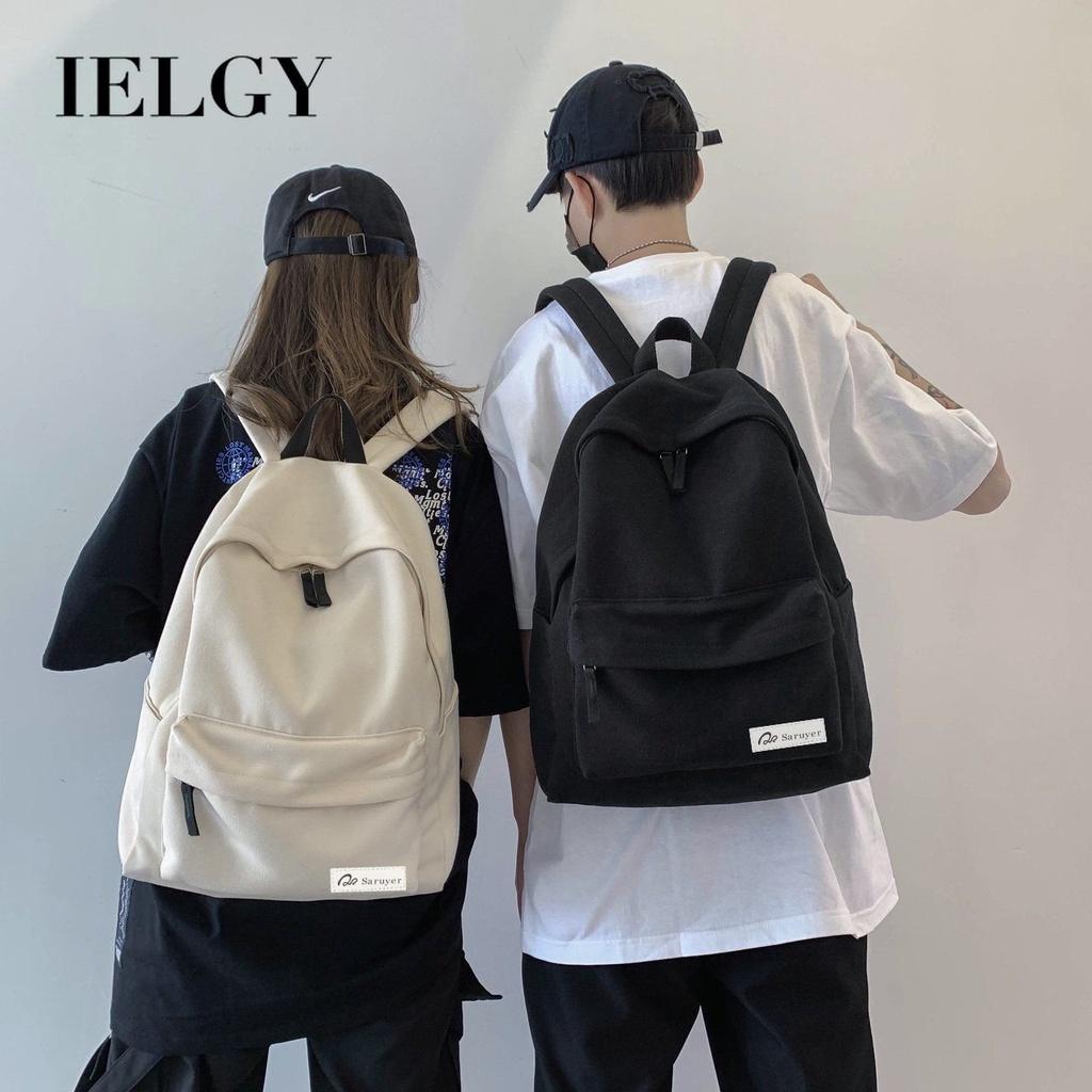 IELGY Schoolbag Student Korean Version Harajuku Backpack Simple Fashion All-Match Campus Style Backpack