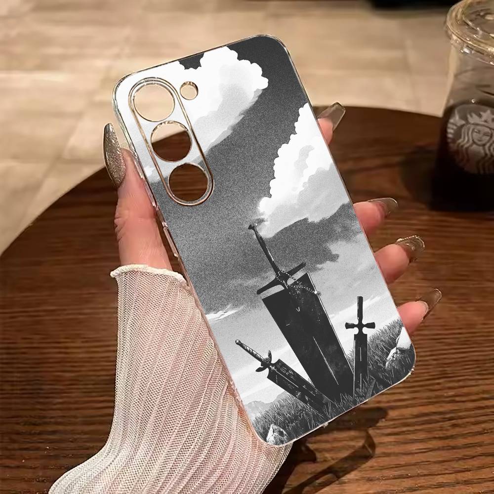 

Black Clover Clear Soft Silicone Phone Case for Samsung Galaxy A71, A70, A52, A51, A40, A30 Samsung a52 a52S