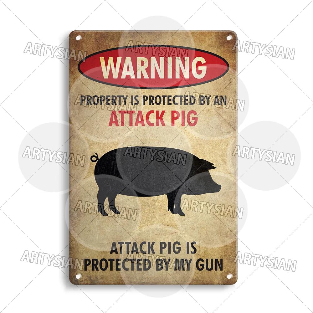 Funny Farmhouse Animal Sign Farm Animal Humor Plaque Cow Donkey Duck Horse Pig Rooster Bull Cat Chicken Goat Goose Llama Sheep