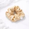 Silk Hair Scrunchie Mulberry 6A Gold XL Large Premium 6cm
