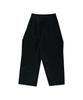 Kasiko Pintuck Asymmetric Trousers Black